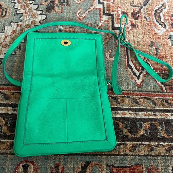 J. Crew Vibrant Green Crossbody Bag - Picture 6 of 6